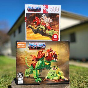 NEW Mega Masters of The Universe Battle Cat TOY BUNDLE Building Set PUZZLE LEGO